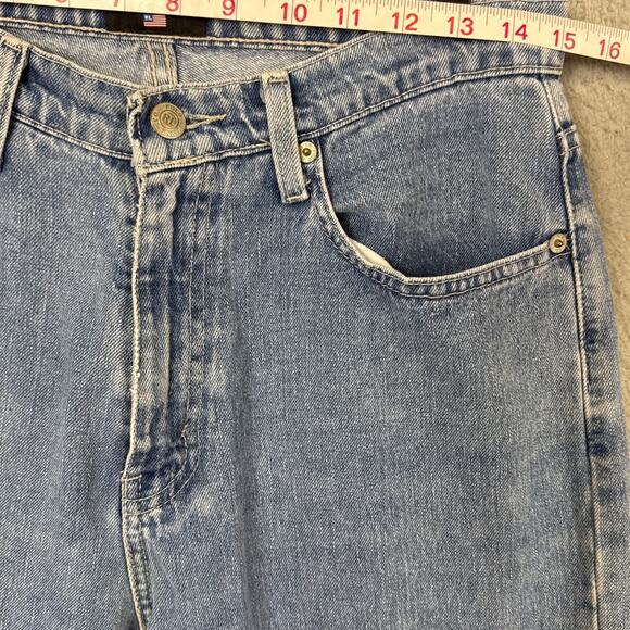 Vintage 90's Polo Jeans Co Relaxed Fit Tapered Denim Jeans Ralph Lauren SZ 31x32 - Picture 3 of 9